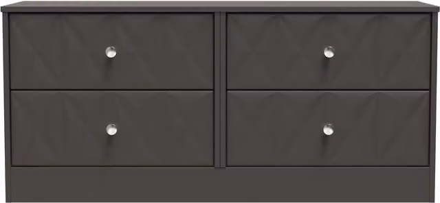 2 U Memphis Ready Assembled 4 Drawer Bed Box in Dark Grey