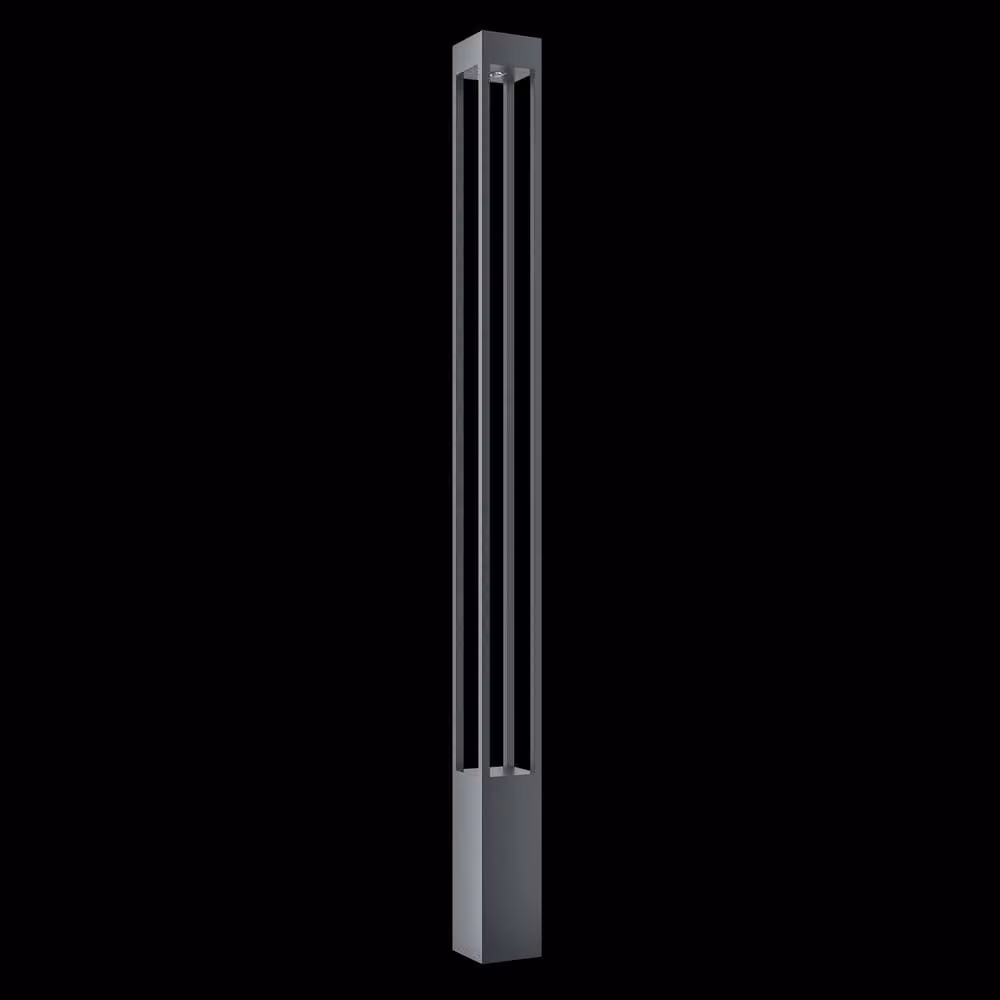 Maytoni Elbe LED Outdoor Bollard Light in Grey, IP65, 3000K – 2