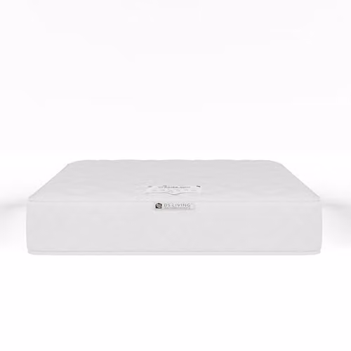 DS Living Glacier Coil Ortho Mattress with Nightfall Gel and 12.5 Bonnell Spring, White, W/D/H: 120 x 200 x 20 cm