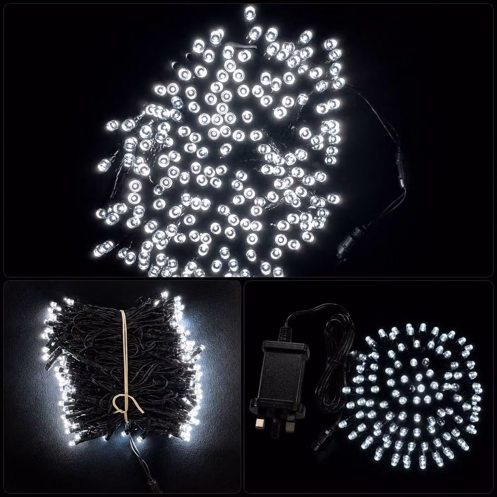 Spot On Dealz 400 LED Cool White Christmas Snowing Lights with Controller for Indoor and Outdoor Decor – 3