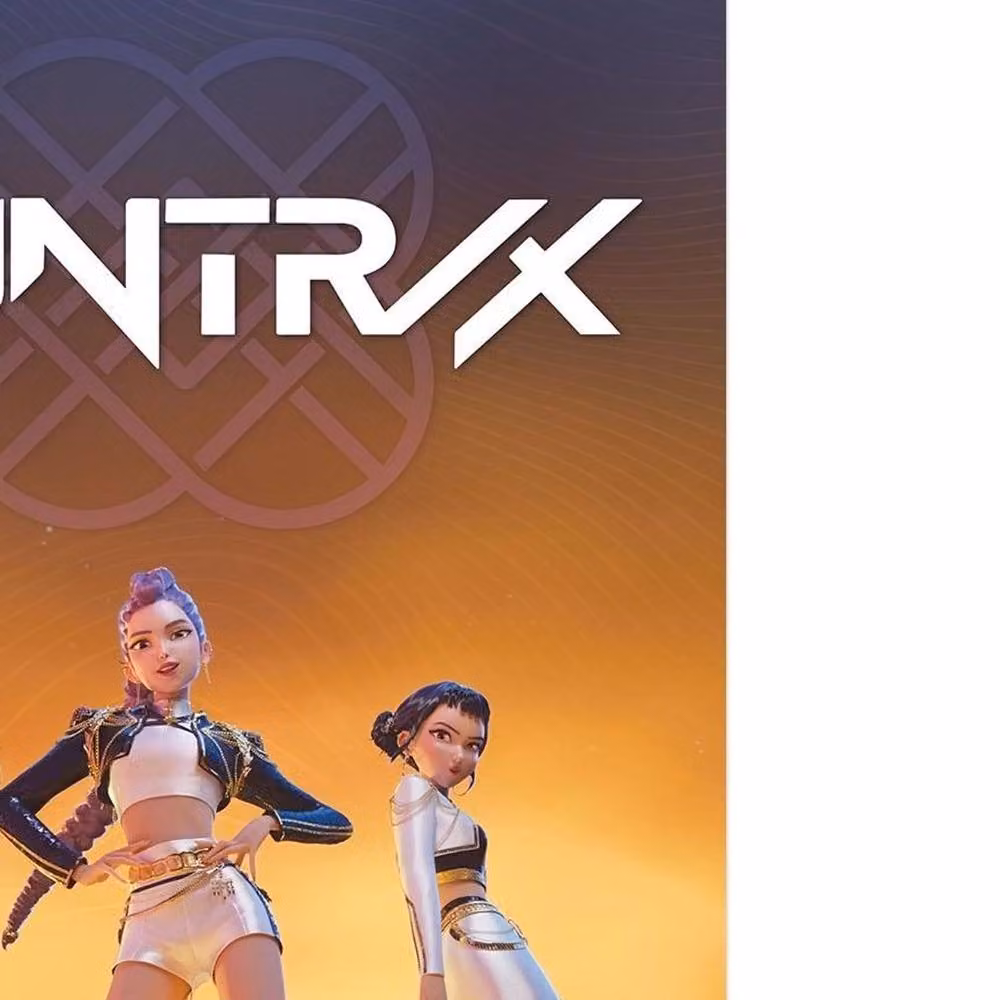 Netflix Huntrix Maxi Paper Poster in Beige and Multicolour – 2