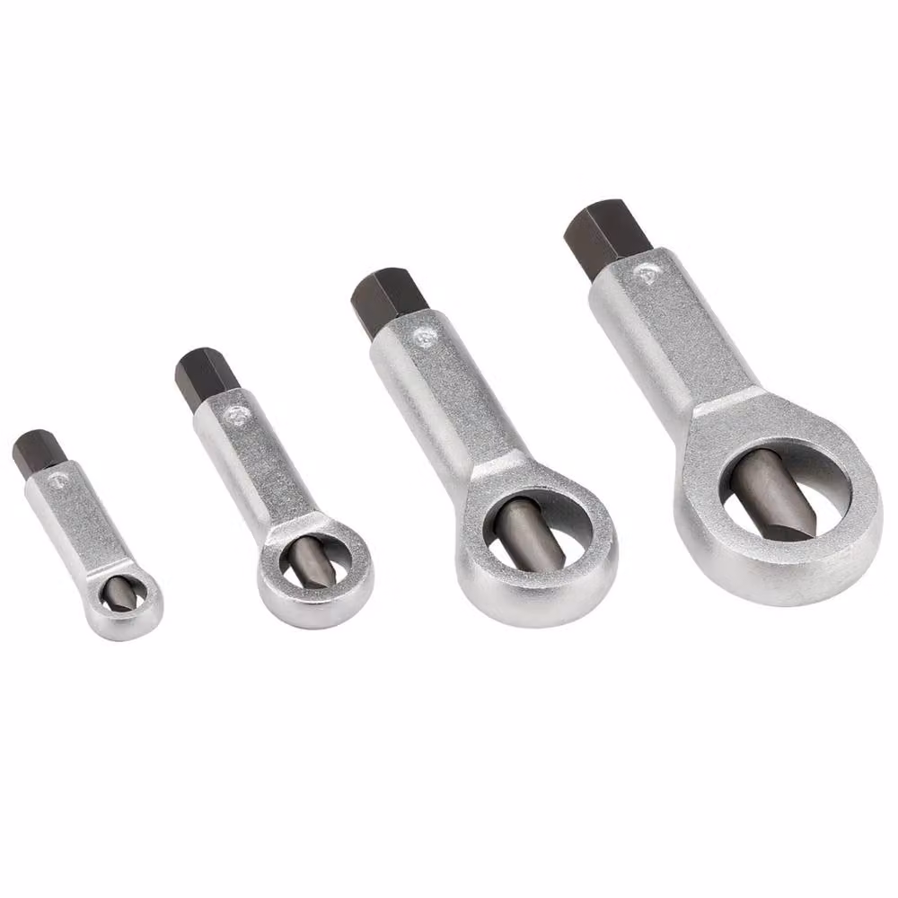 Nordara Heavy Duty 4-Piece Nut Splitter Tool Set in Silver – 2