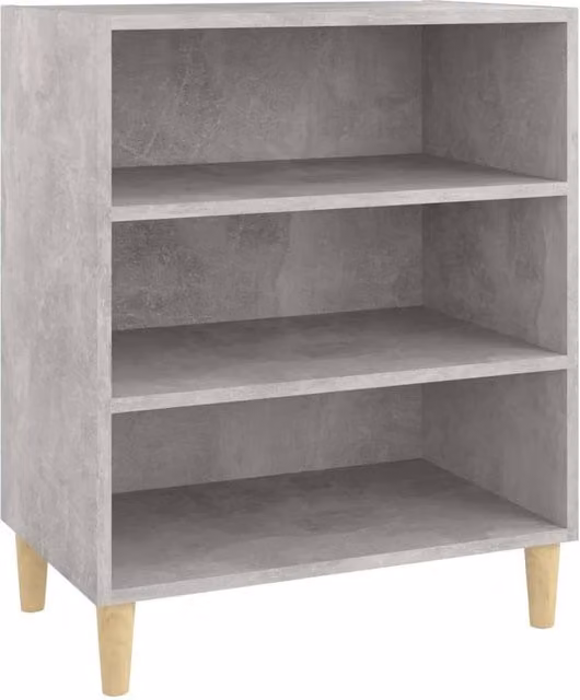 Berkfield Home Sideboard in Concrete Grey, W: 57 cm, D: 35 cm, H: 70 cm – 1