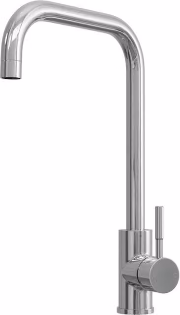 Balterley Square Kitchen Sink Mixer Tap, Chrome Silver, Top Fix Installation – 1