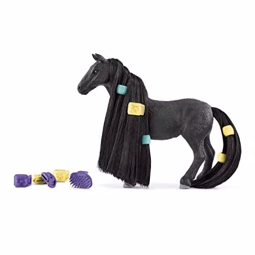 Schleich Horse Club Sofia's Beauties Criollo Definitivo Mare Figurine Playset, 14-Piece Multicolour Toy Set with Brushable Hair and Grooming Accessories – 2