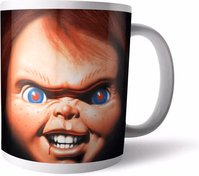 Official Chucky Friends Till The End Ceramic Mug in White