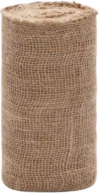 Berkfield Home Jute Roll in Tan, 100% Jute, 200 gsm, W: 0.25 m x L: 50 m – 1