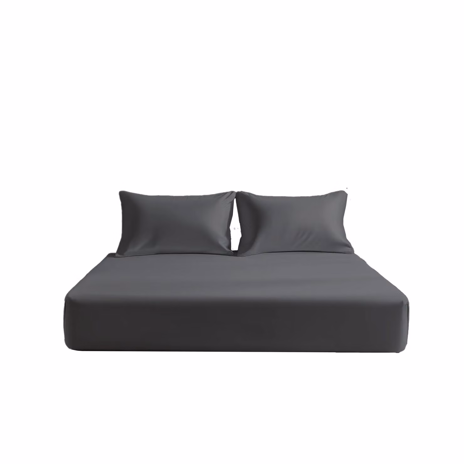 Snug City King Size Microfibre Soft Touch Fitted Sheet in Dark Grey, Extra Deep 40 cm – 2