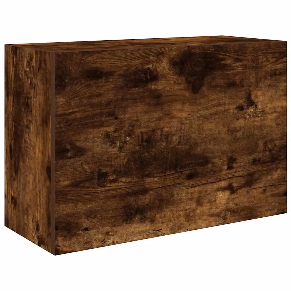 Berkfield Home Smoked Oak Bathroom Wall Cabinet in Brown, W/D/H: 60 x 25 x 40 cm – 2