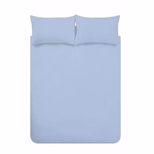 Catherine Lansfield Blue Brushed Cotton Flannelette King Duvet Cover Set with Pillowcases (W/D/H: 180 x 200 cm, Pillowcases: 50 x 75 cm) – 3