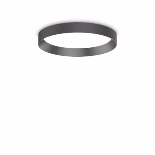 Netlighting Fly 35cm LED Flush Ceiling Light Black 2700K IP40