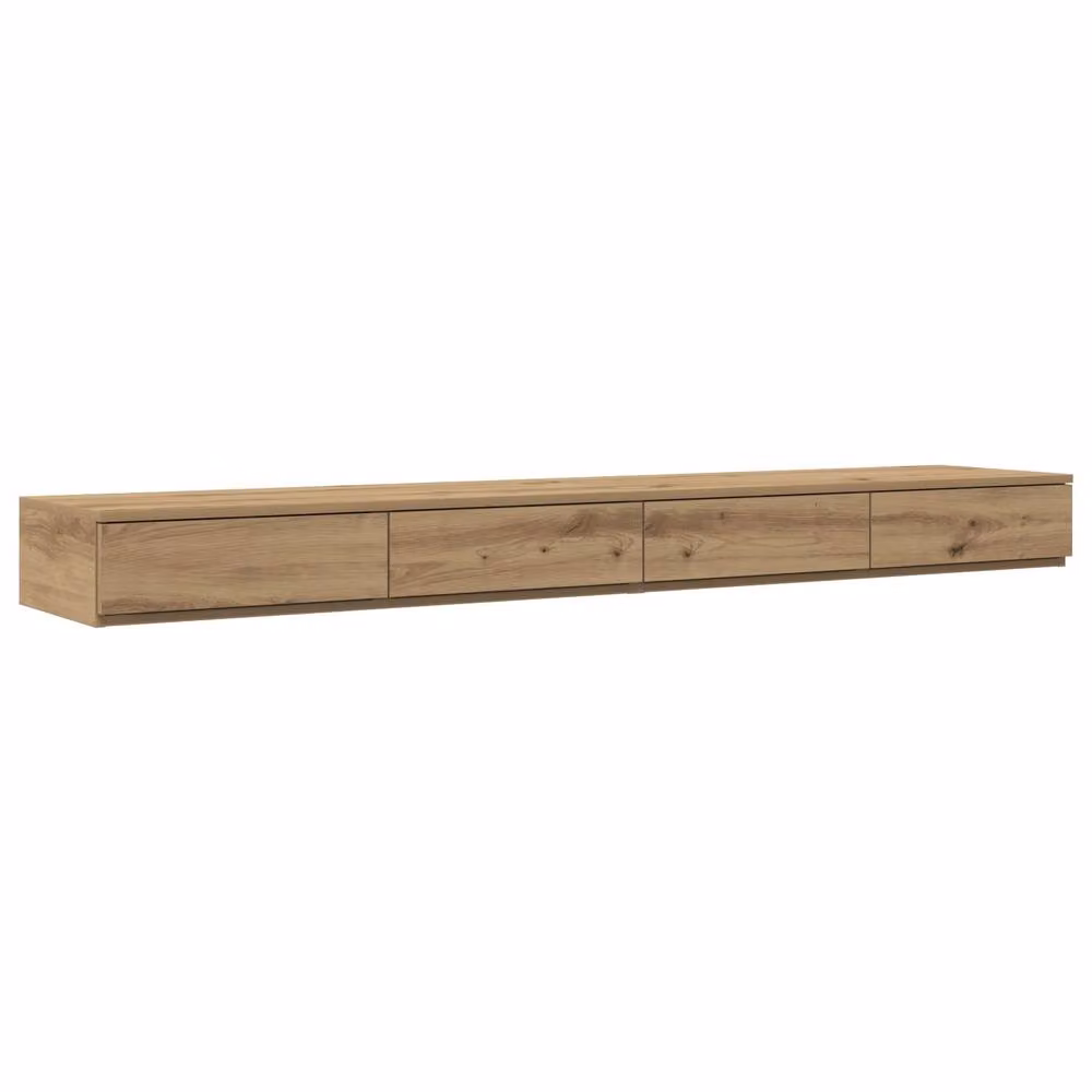 Berkfield Home Bed Drawers in Artisan Oak, Brown, W/D/H: 180 x 36.5 x 16.5 cm – 1