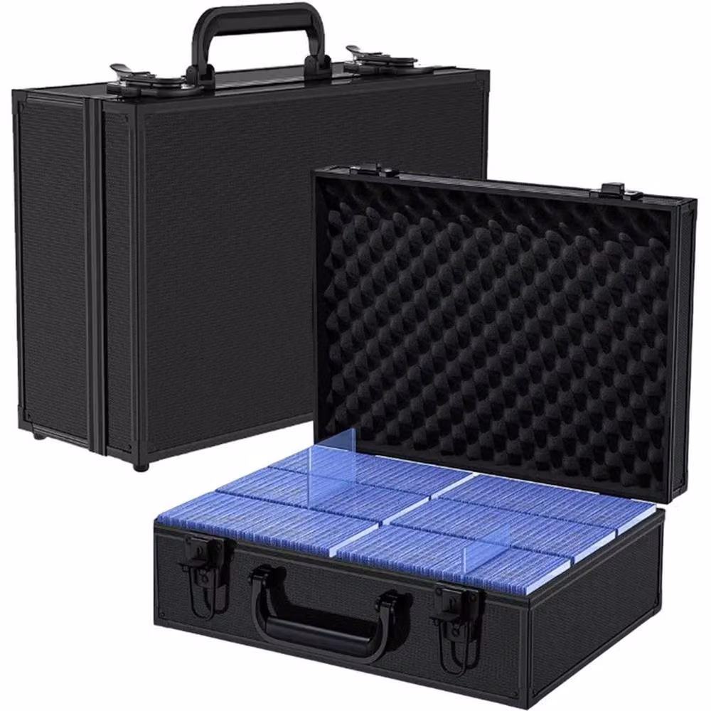 VOGREX 6 Slot Card Storage Box for 600 35PT Toploaders, Black – 3