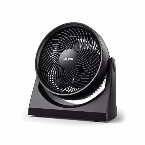 Air Pro 10 inch Table Fan in Black
