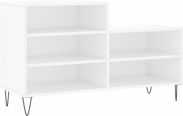 Berkfield Home Modern White Shoe Cabinet W/D/H: 102 x 36 x 60 cm – 1
