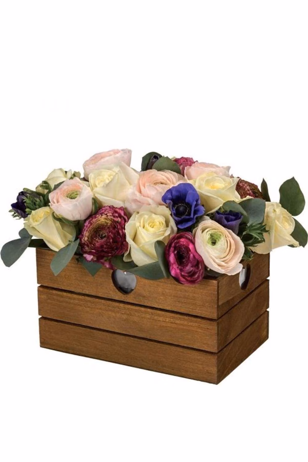 KDMD Rustic Brown Wood Keepsake Box