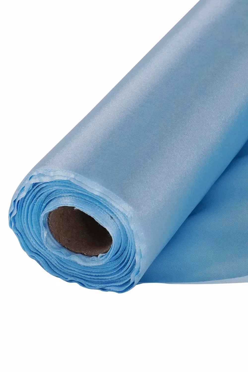 Neel Blue Solid Satin Fabric Roll for Wedding Décor and Drapery, Baby Blue, W: 20 cm, H: 29 cm – 2