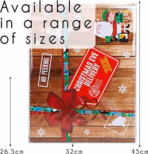 VFM e-Store Christmas Eve Favour Boxes in Brown and Multicolour for Children and Adults – 4