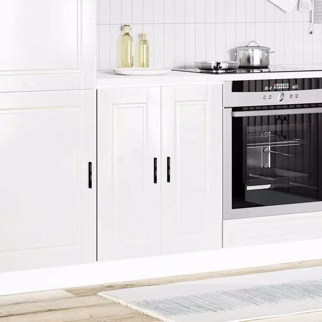 Berkfield Home Porto High Gloss White Kitchen Base Cabinet W/D/H: 60.0 x 46.0 x 81.5 cm
