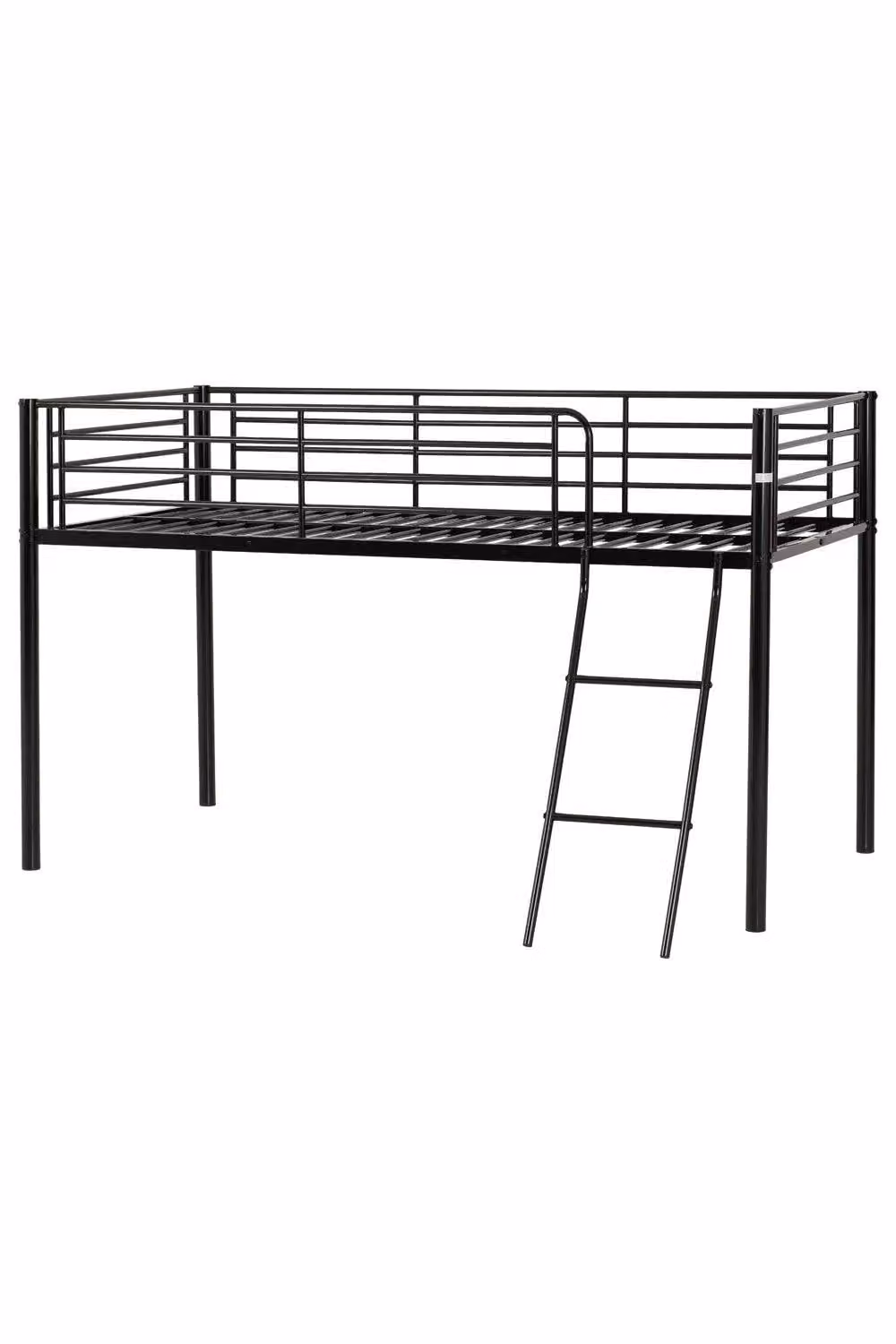 Seconique Kora Black Metal Mid Sleeper Single Bed Frame, W/D/H: 90 x 190 x 130 cm – 6