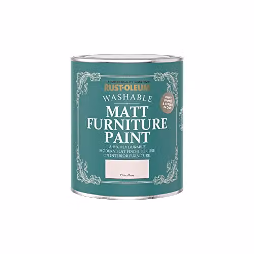 Rust-Oleum Matt Pink Furniture and Skirting Board Paint, China Rose, 750ml – 3