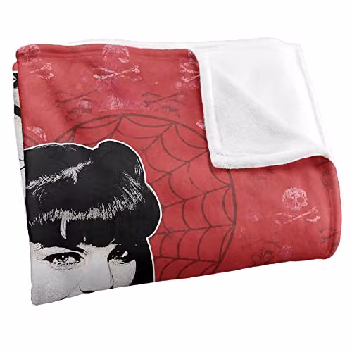 Trevco NCIS Abby Heart Silky Touch Super Soft White Fleece Throw Blanket W: 152 cm, D: 127 cm – 2