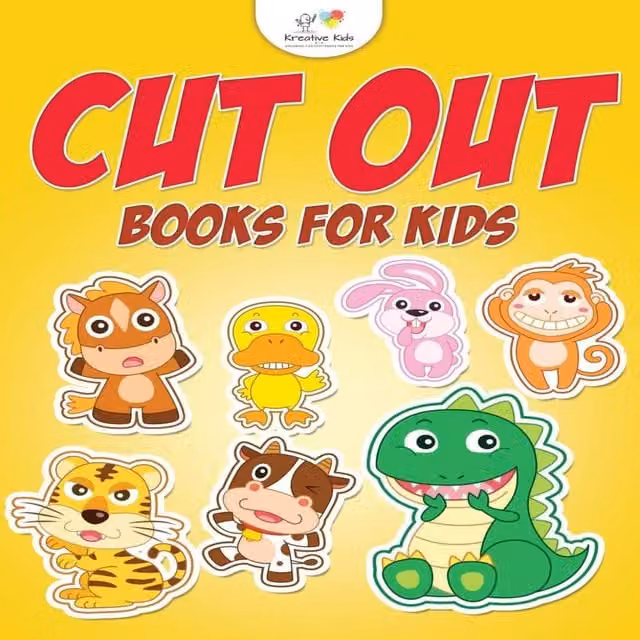 Kreative Kids Cut Out Books for Children, Multicolour Paperback