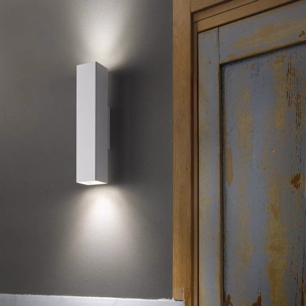 Ideal Lux Sky Netlighting 2 Light Up & Down Wall Light in White with GU10 Bulbs Included – 2