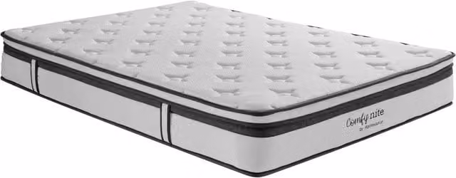 Home Source Cygnus Hybrid Pocket Sprung Gel Memory Foam Mattress, White, W: 140 cm, D: 200 cm, H: 25 cm