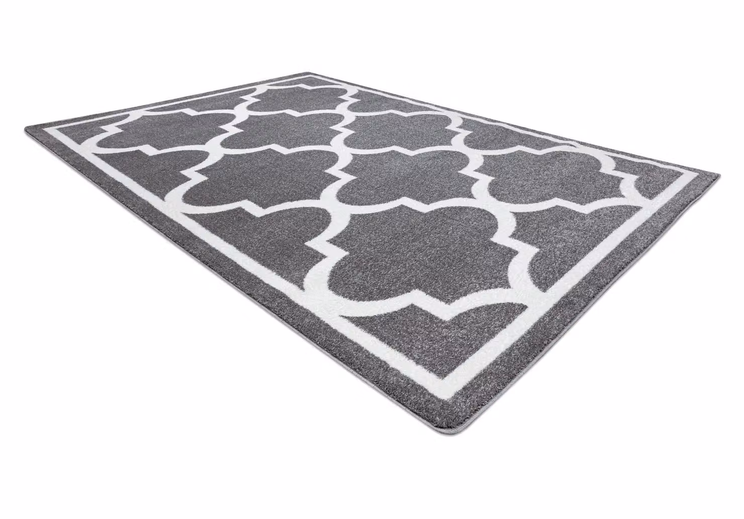 RugsX Sketch Moroccan Modern Grey Rectangular Rug W: 180 cm, D: 270 cm – 3