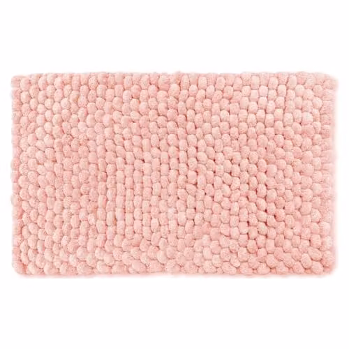 Allure Bath Fashions Bobbi Giant Bobble Bath Mat, Blush Pink, W: 50 cm, D: 80 cm – 1