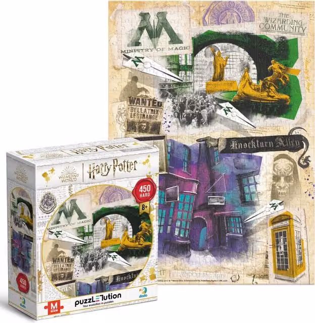 DODO Harry Potter Ministry of Magic and Knockturn Alley Jigsaw Puzzle, 450 Pieces, Multicolour