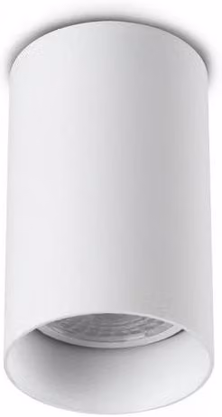 Netlighting Look Surface Mounted Cylinder Downlight in White, 1x GU10