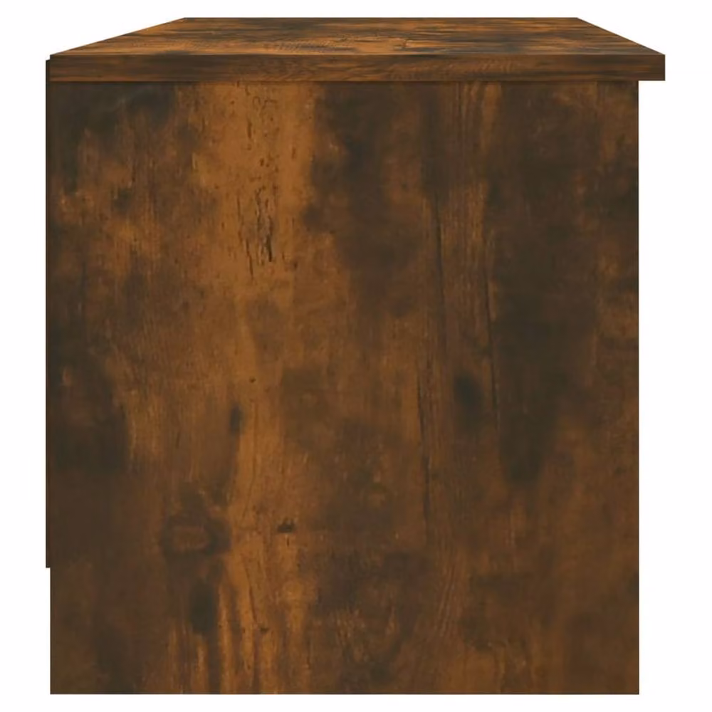Berkfield Home Modern Smoked Oak TV Cabinet in Brown, W/D/H: 102 x 35.5 x 36.5 cm – 3