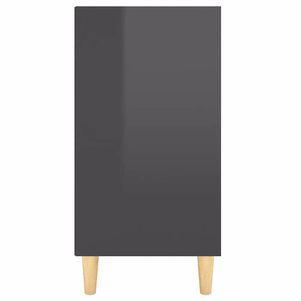 Berkfield Home Modern High Gloss Grey Sideboard, W/D/H: 103.5 x 35 x 70 cm – 4