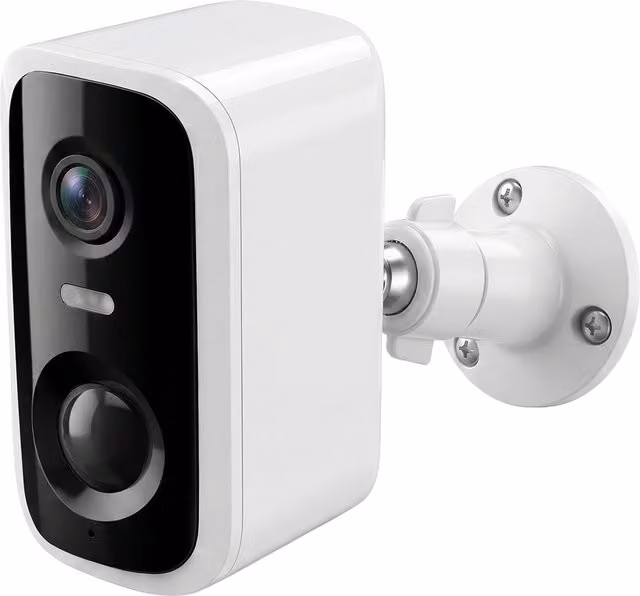 Spector White Solar Powered Wireless Wi-Fi Outdoor Surveillance Camera
