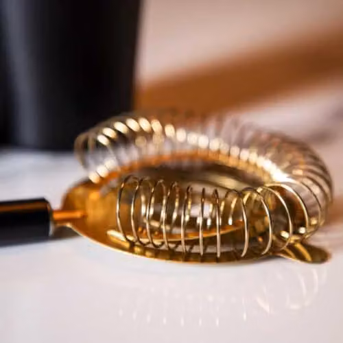 Madison & Mayfair Black and Gold Metal Cocktail Shaker Set – 3