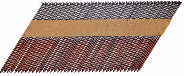 JCP Fixings Bright Steel Drivefast Gas Nails, 90 x 3.1 mm, Box of 1000 – 1