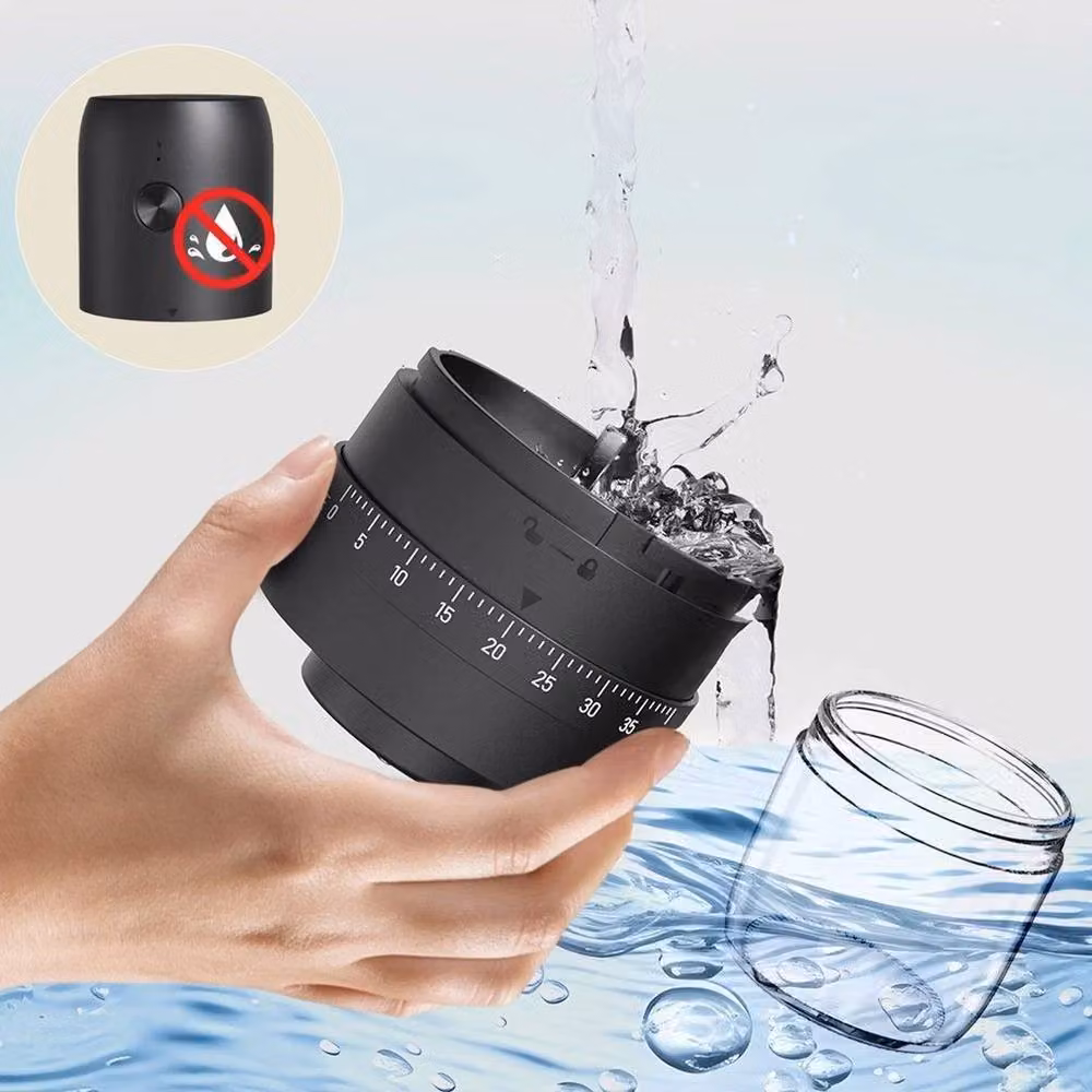 EONLION Portable USB Rechargeable Electric Coffee Grinder, Black – 3