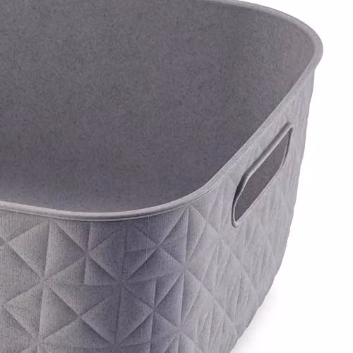 Curver Softex Basket Plastic Storage Organiser 12.5l in Taupe or Grey – 2