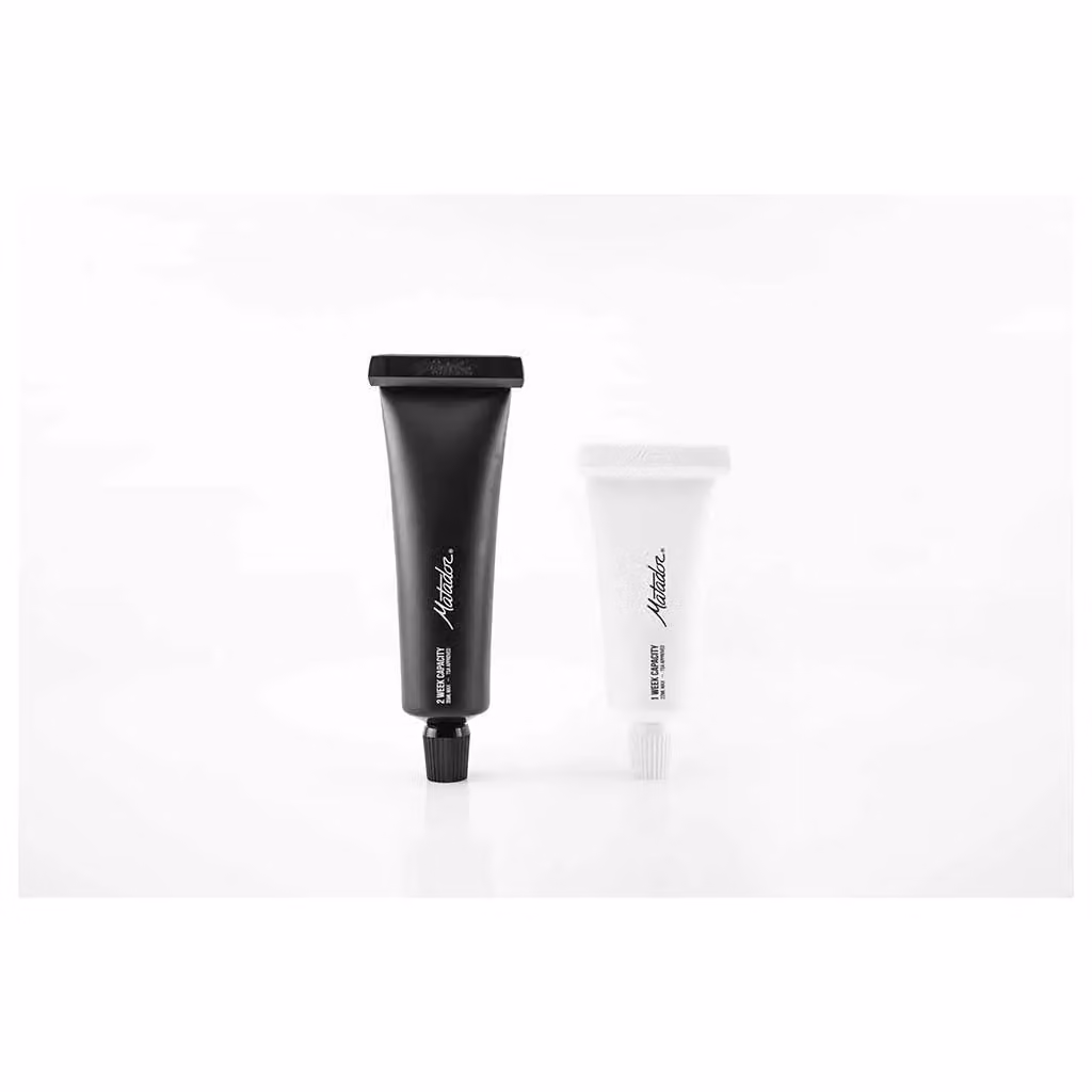 Matador Refillable Toothpaste Tubes, 2 Pack, Multicolour – 3