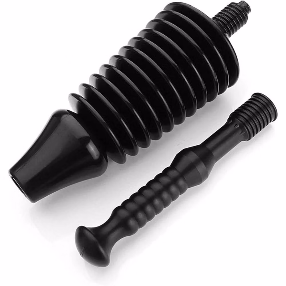 VOGREX Powerful Toilet Plunger Unblocker Air Pump Sink Blaster in Black – 3