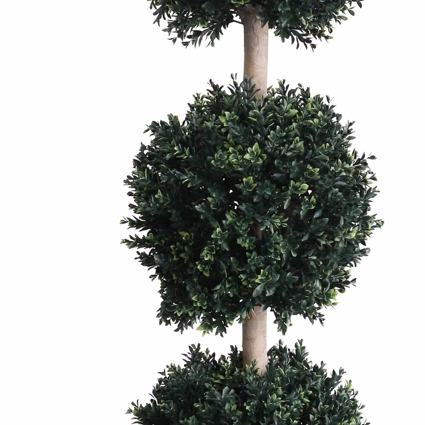 Leaf UK Green UV Protected Triple Ball Topiary Artificial Tree, Height: 150 cm – 2
