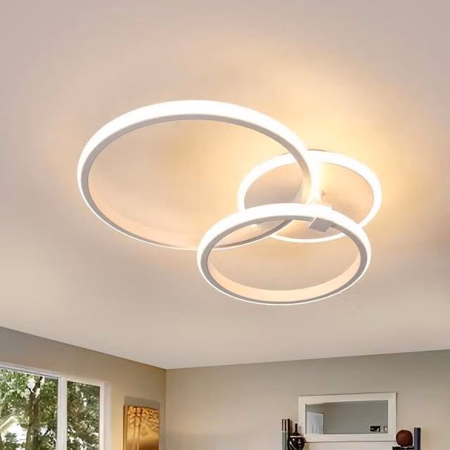 COMELY Modern Round LED Ceiling Light, 42W, White, 3000K Warm White – 1