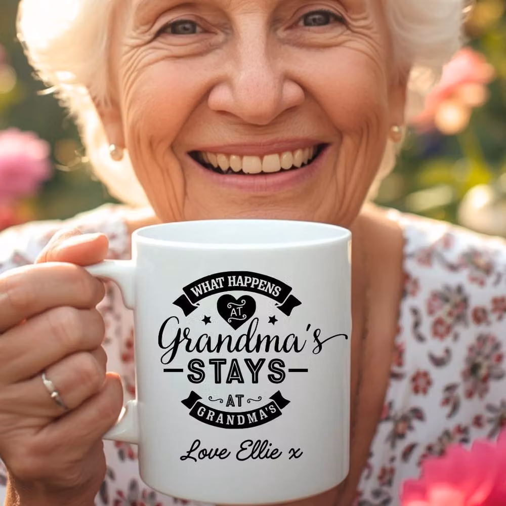 Aye Do Gifts Personalised Grandmas House Funny Ceramic Mug in White – 2