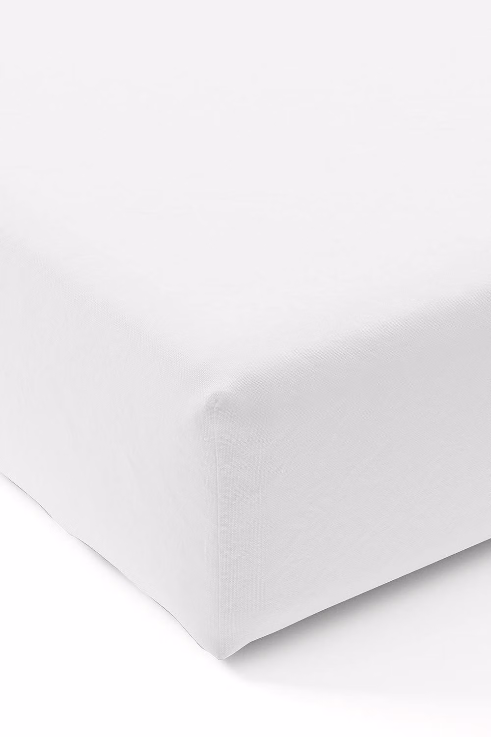 Helena Springfield White Cotton Percale Fitted Sheet and Pillowcase Set, 200 Thread Count, W: 140 cm, L: 200 cm – 2