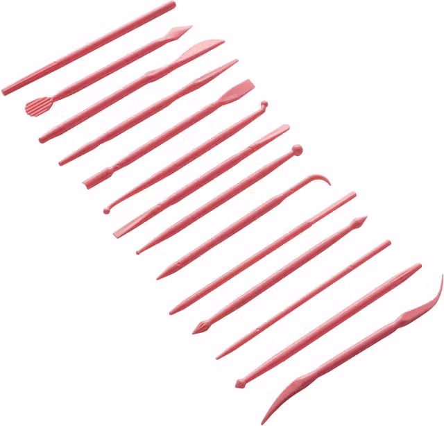 Orsina Hallie 14 Piece Cake Decorating Modelling Tool Set in Pink – 1