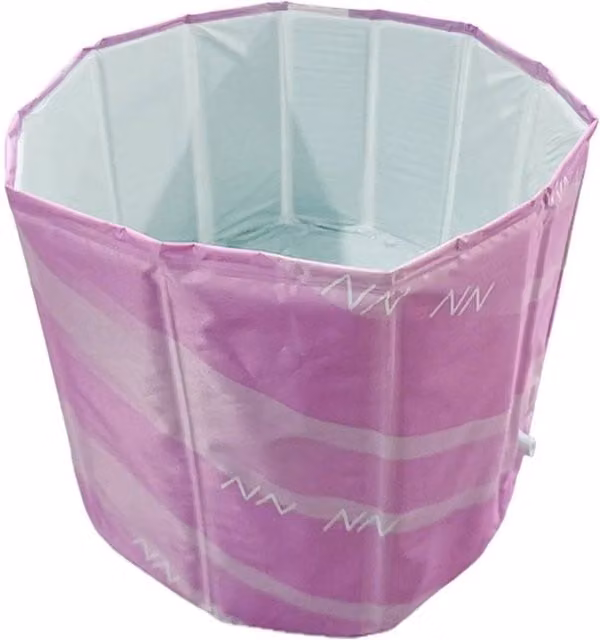 FLAVORA Portable Foldable Home Spa Bathtub for Adults, Purple