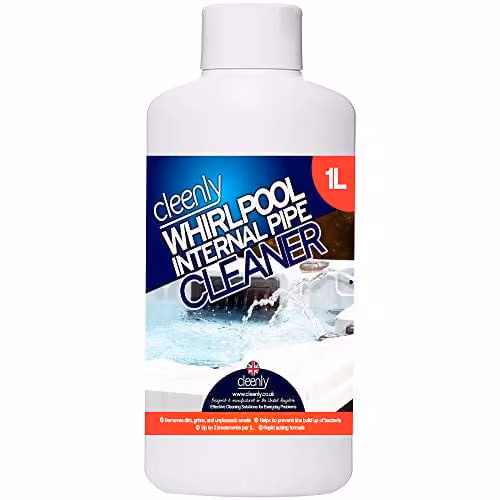 Cleenly Whirlpool Internal Pipe Cleaner Liquid for Hot Tubs, Spas and Pools, 1 l – 1