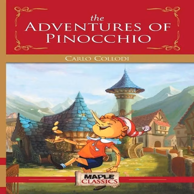 The Adventures of Pinocchio by Carlo Collodi, Multicolour Paperback Book